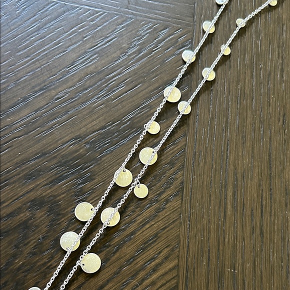 Marlyn Schiff Two-Tone Necklace with Silver Discs - Picture 5 of 5